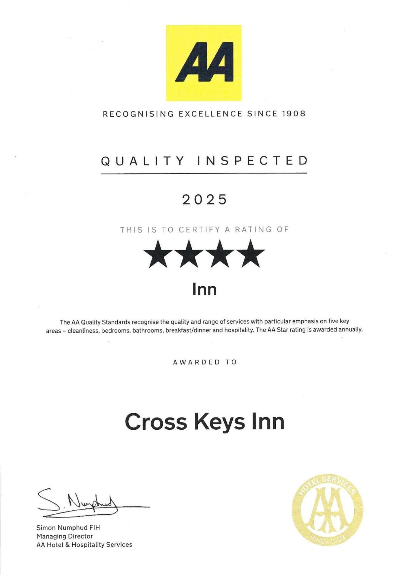 Cross Keys Inn Lydford-on-Fosse Eksteriør billede